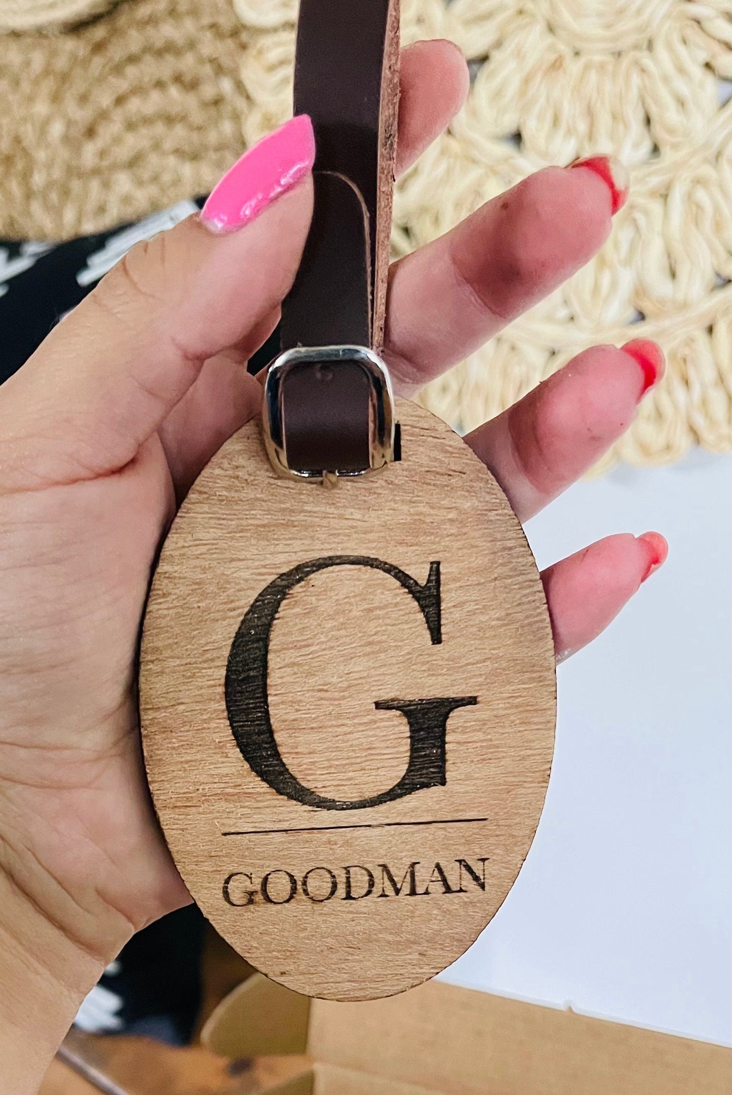 Custom Luggage Name Tag| Personalized Name Tag for Travelers| Name Tag for Luggage |Monogram Suitcase Tag| Gift for Travelers|