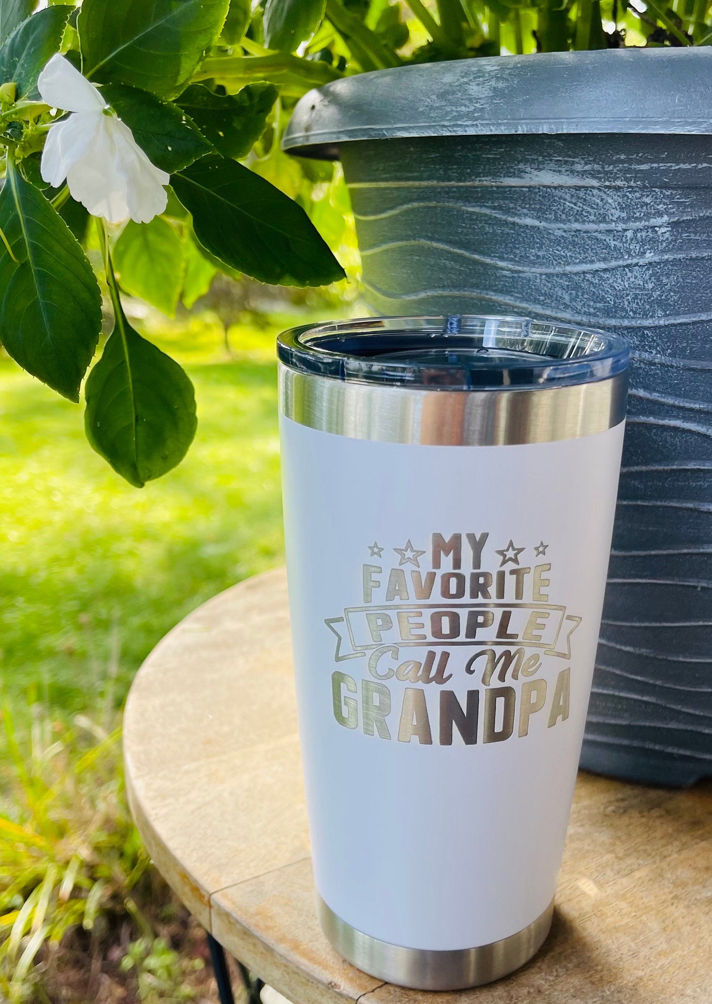 Custom Gift for Grandpa| Best Grandpa Gift| Engraved Cup for Grandpa| Gift for Grandpa| Personalized Grandpa Tumbler