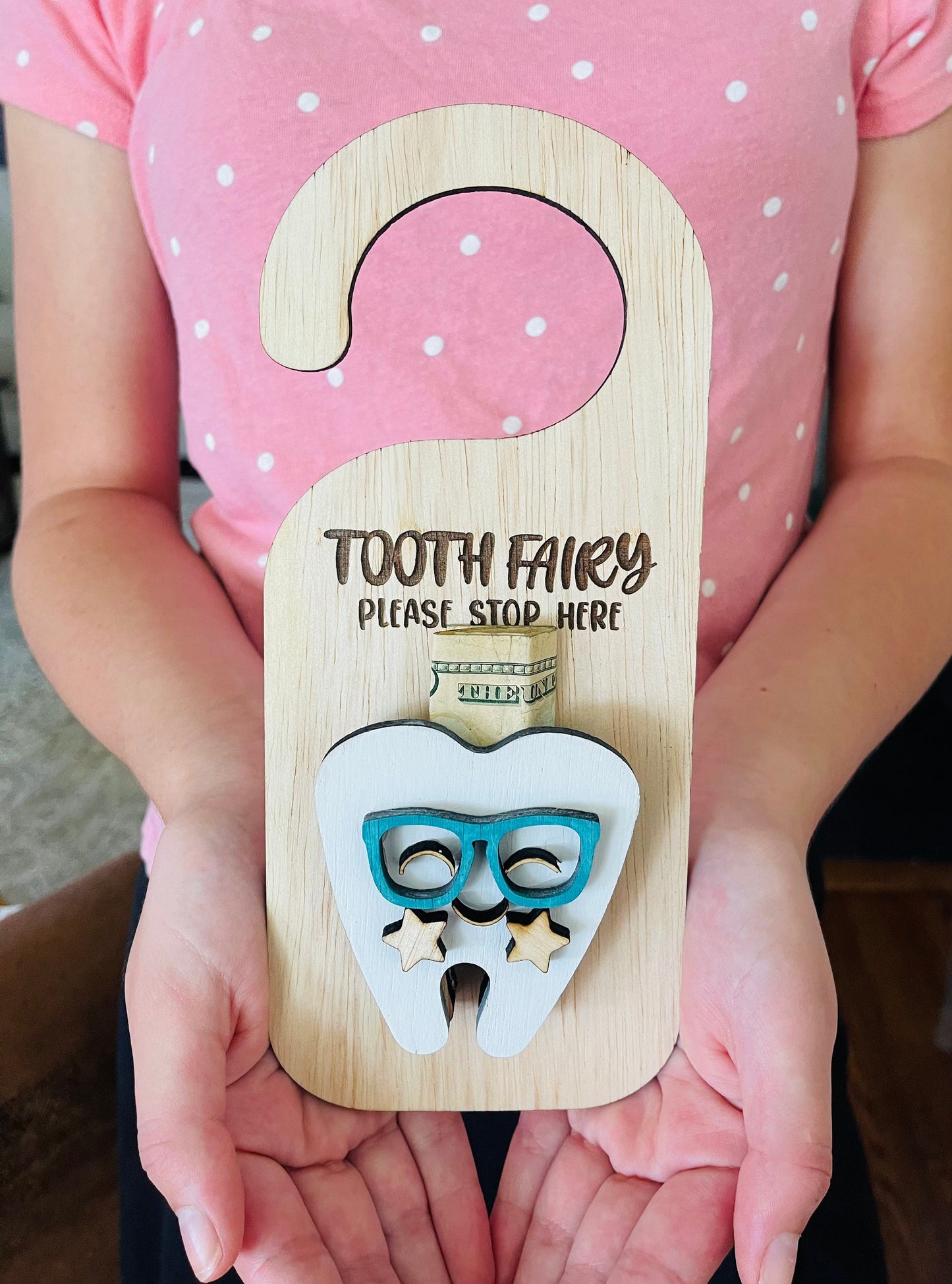 Tooth Fairy| Tooth Fairy Box for Kids| Personalized Tooth Fairy Hanger| Gift for First Tooth Lost| Lost Tooth Gift