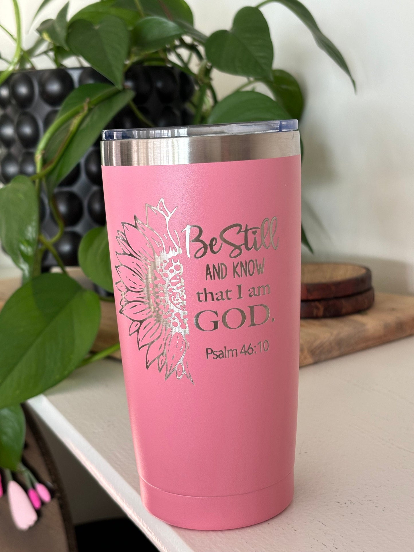 Be Still| Be Still and know| Be Still Gift| Be Still Tumbler| Gift for Strength| Bible Verse Gift| Warrior Fighter Gift