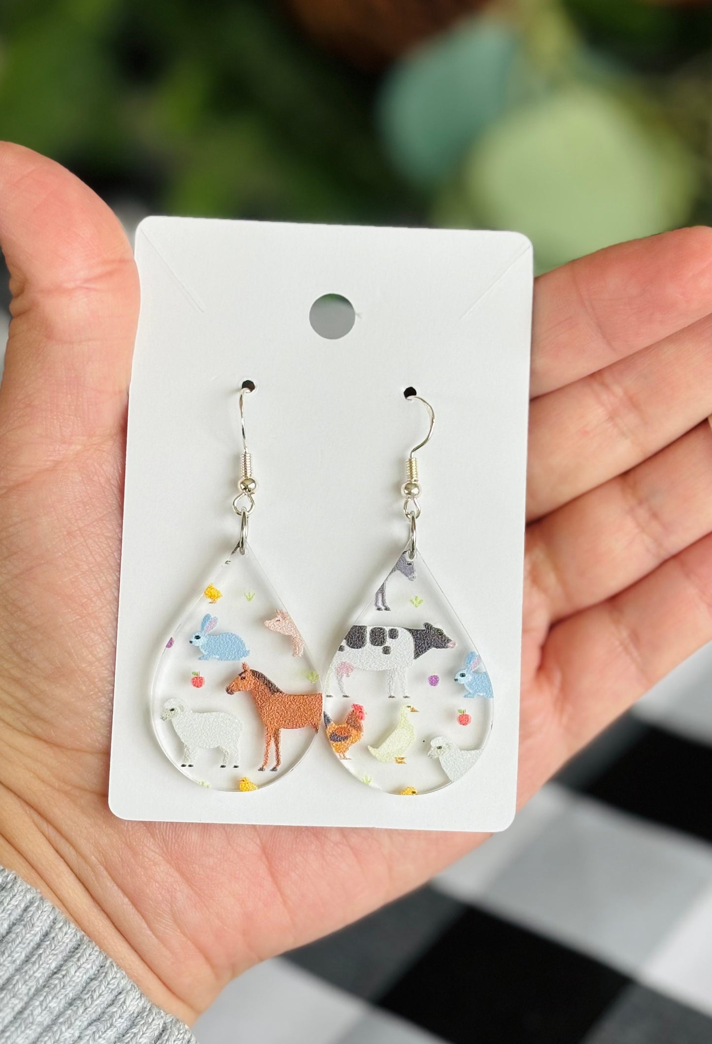 Farm Animals| Farmer’s Wife Earrings| Cow Earrings | Horse Earrings| Pig Earrings | Animal Theme Earrings| Farm Theme Accessories