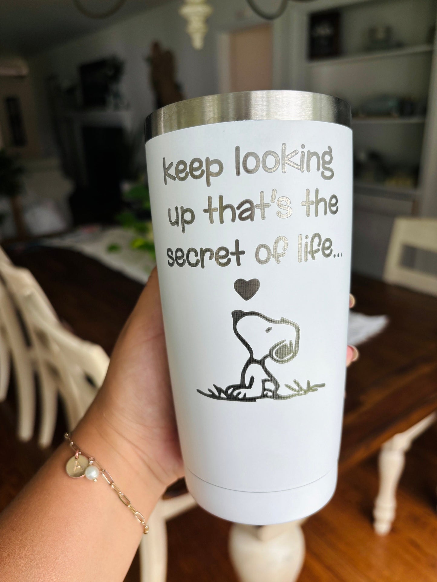 Snoopy| Snoopy Tumbler| Snoopy Gift Ideas| Peanuts Snoopy Stainless Steel Tumbler| Woodstock Peanuts| Peanuts Coffee Cup