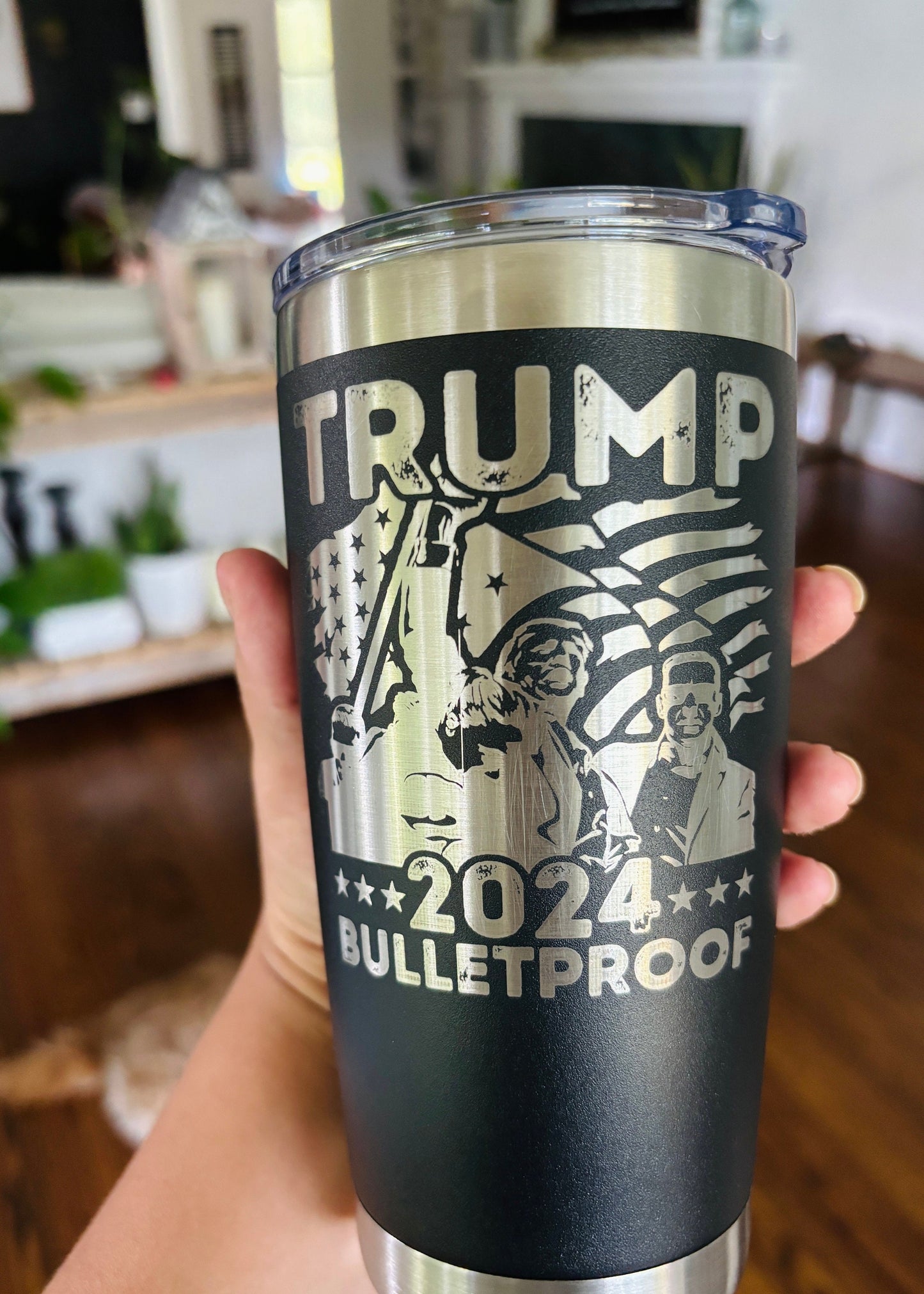 Trump|Trump 2024|Trump Tumbler| Rally Shot Shooting|Ear Bulletproof|Bulletproof Tumbler|Trump Shooting Mug|Republican Mug| Fight Fight Fight