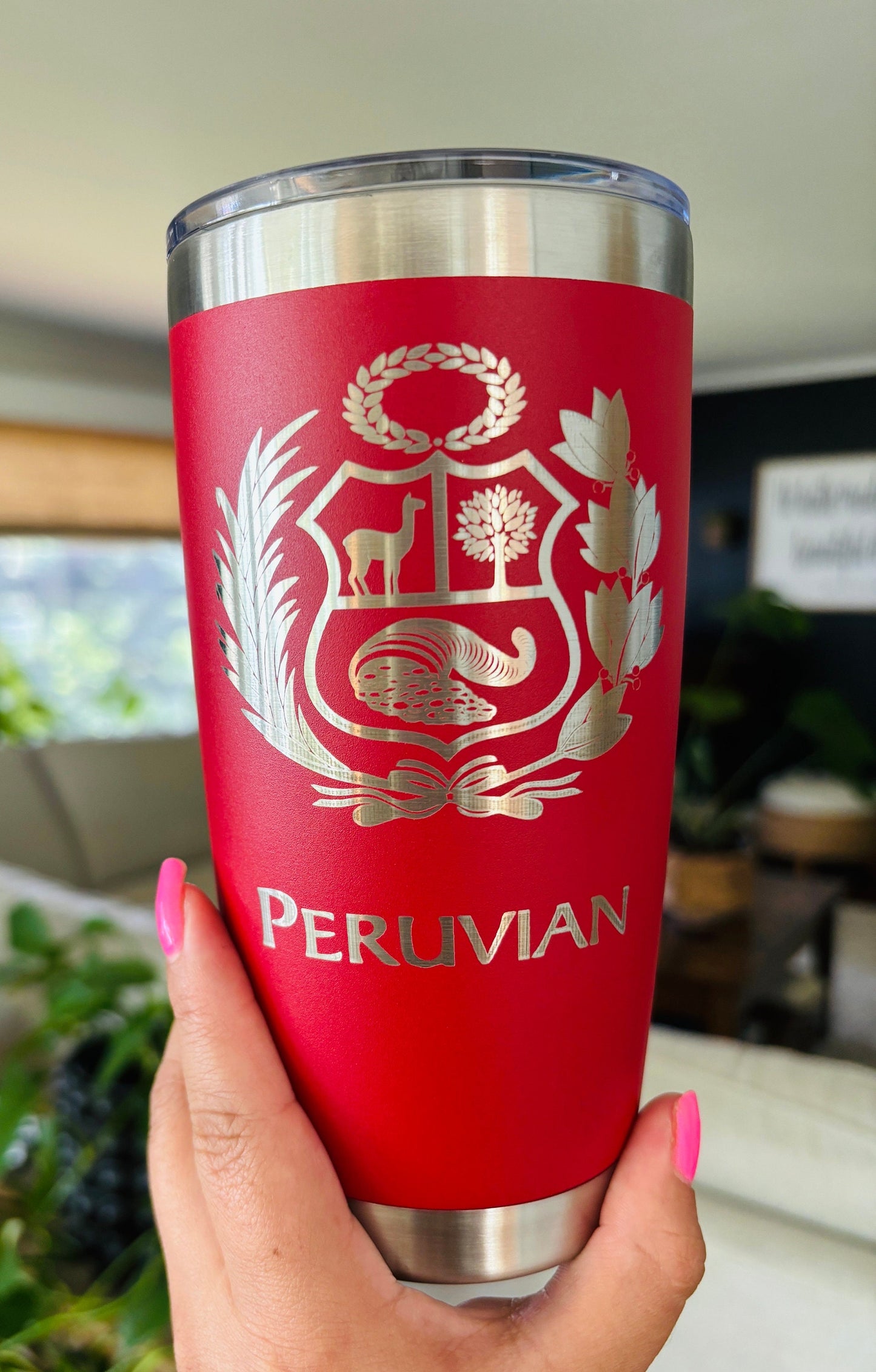 Peru. Peruvian Tumbler. Peruvian Coffee Mug. Peruvian Souvenir.Peruvian Gifts.Gifts for Peruvian Men