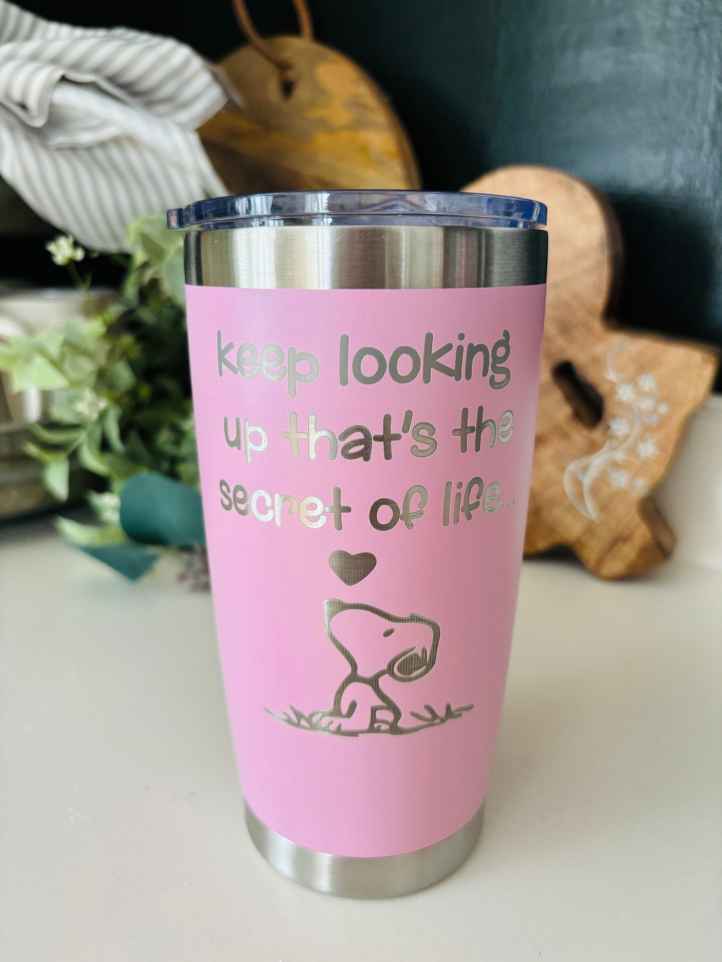 Snoopy| Snoopy Tumbler| Snoopy Gift Ideas| Peanuts Snoopy Stainless Steel Tumbler| Woodstock Peanuts| Peanuts Coffee Cup