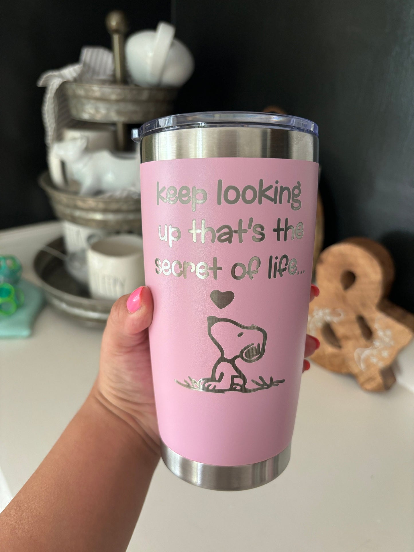 Snoopy| Snoopy Tumbler| Snoopy Gift Ideas| Peanuts Snoopy Stainless Steel Tumbler| Woodstock Peanuts| Peanuts Coffee Cup